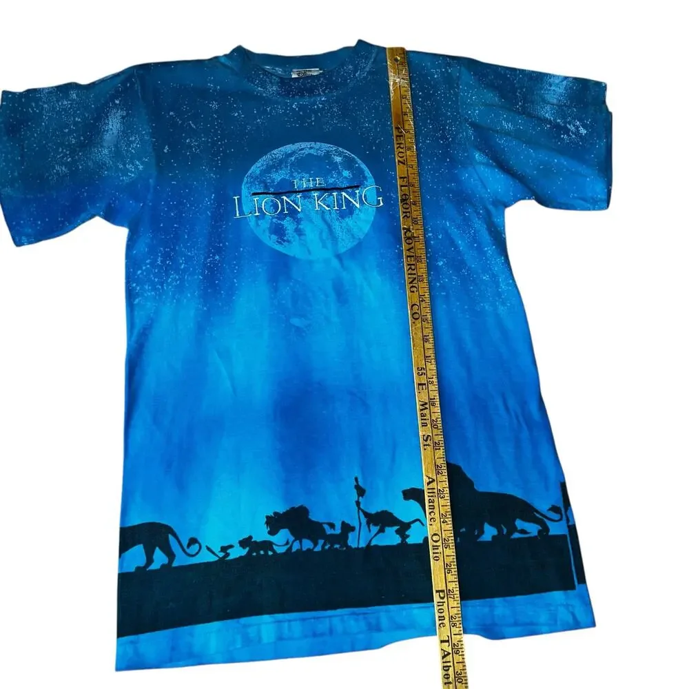 Vintage Disney's Lion King single stitch embroidered double sided t-shirt - Picture 7 of 8
